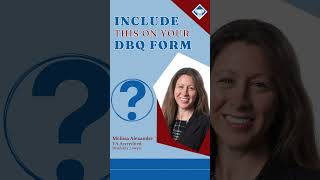 What should be on a DBQ for a correct VA rating?