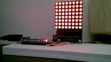 Led matrix with deek robot arduino nano demo II