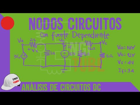 🔴 Voltajes de Nodos con fuentes dependientes ⚡ Curso Completo Circuitos Eléctricos DC