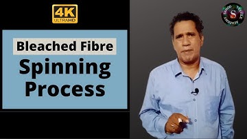 Bleached Fibre Spinning Process || 100 % Cotton Fibre || Sahoo Textile Academy
