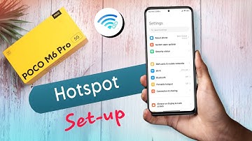 Poco M6 Pro 5g  - How to Enable Portable Hotspot | Poco M6 Pro Ka Hotspot Kaise Connect Kare