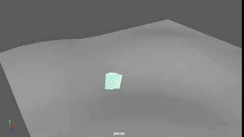 Rigid and Soft bodies in Maya