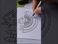 draw an easy mandala 💫🌈✨ #shorts #art #drawing #mandalaart #ytshorts #viral