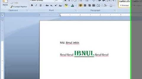 Microsoft Word 2007 Complete Bangla Video Tutorial 1  mp4