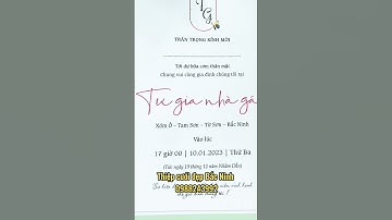 Thiệp hồng về Từ Sơn (thiệp cưới đẹp bắc ninh 0988243992) #thiepcuoi