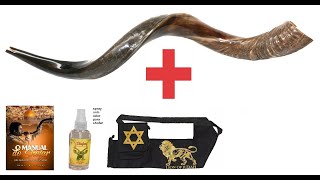 Som / Sonido de Shofar de Antílope de 83 cm