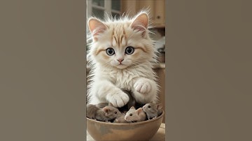 “Fluffy the Clever Cat’s Genius Mouse Trap 🍽️ | 2025 | Funny Animal Story with a Twist!”  #aivideo