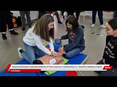 Buona la prima giornata dedicata al primo soccorso a scuola presso I.C. Visconti di Ogliastro