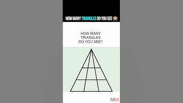 How many Triangles do you see in the Picture?