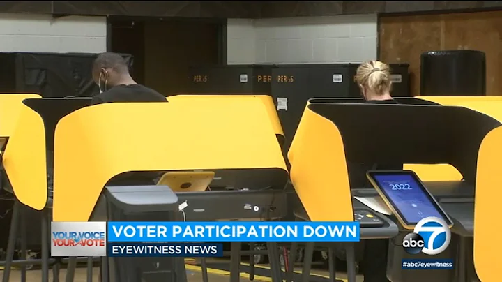 Voter participation low ahead of California primary election | ABC7 - DayDayNews