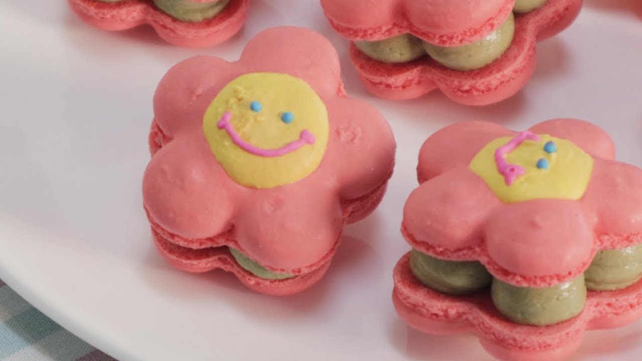 자몽&그린티 마카롱 만들기 Grapefruit&Green Tea Macaron Recipe グレープフルーツ&抹茶マカロン