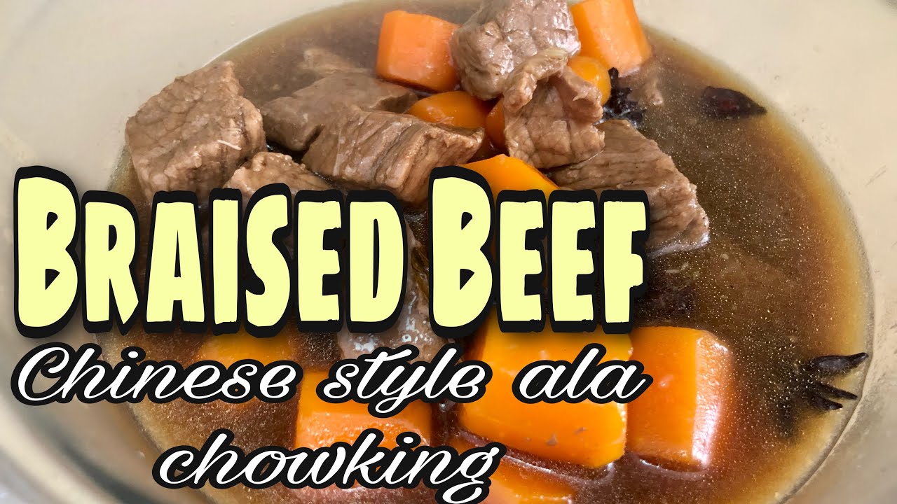 Braised Beef Filipino/Chinese style ala chowking Beef Recipe