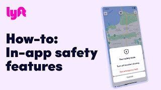How-to: In-app safety features | Tutorial | Learn with Lyft | #walkthrough #ui #Lyft