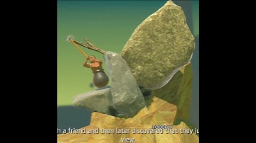 Noob😂 playing getting over it game 🎮🎯 #shorts #gettingoverit