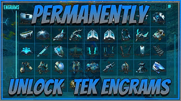 Permanently Unlock Tek Engrams In Ark Survival Evolved (No Bosses)