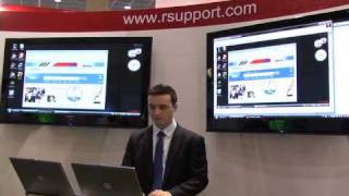 A live demonstration of RemoteView from RSUPPORT.