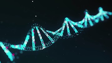 Rotating DNA Strand Animation 🧬 | Free Science Footage | 4K No Copyright
