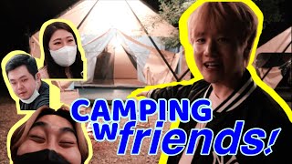 Camping with Friends in Korea | Vlog 111