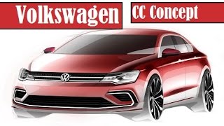 New Volkswagen CC Concept, will be shown as early as March's 2015 Geneva Motor Show