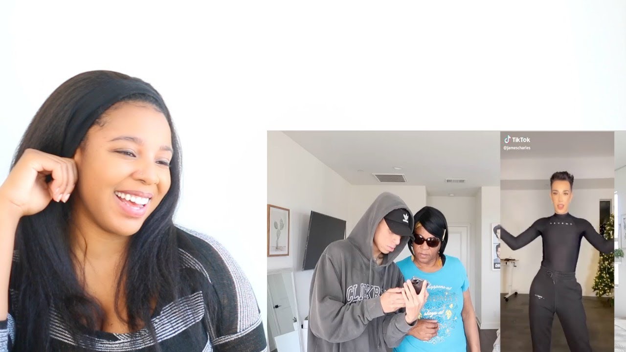 LARRAY - TEACHING MY GRANDMA TIKTOK DANCES | Reaction