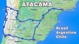 Atacama, 4K, Viagem de Moto, Big Trail, Argentina, Chile Brasil
