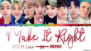 BTS (방탄소년단) 'Make It Right (feat. Lauv)' Lyrics [Color Coded Han_Rom_Eng] (가사해석)