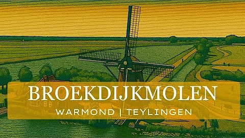 Broekdijkmolen Kagerplassen Broekpolder Zuid Holland