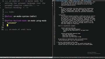 Compiler from scratch, for fun :p | Emacs Major Mode and Breaking Function Parsing | 019