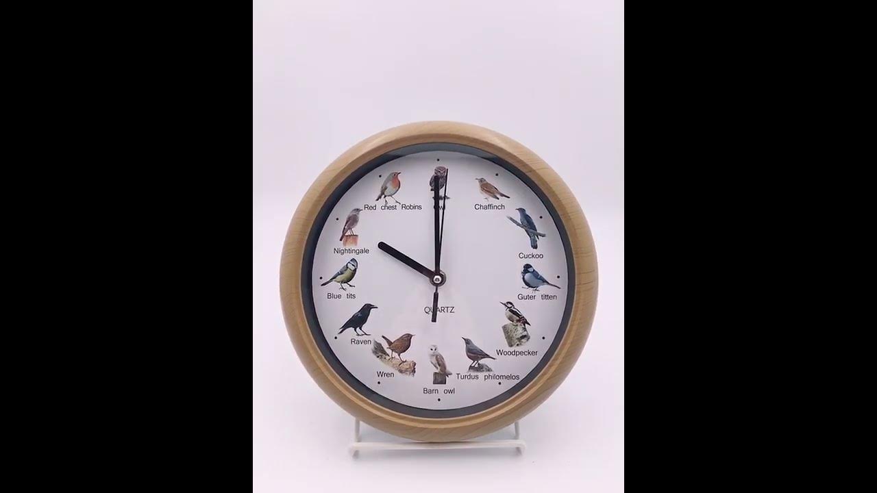 Bird Song Clock — G2110 — Zhangzhou Hengli YouTube