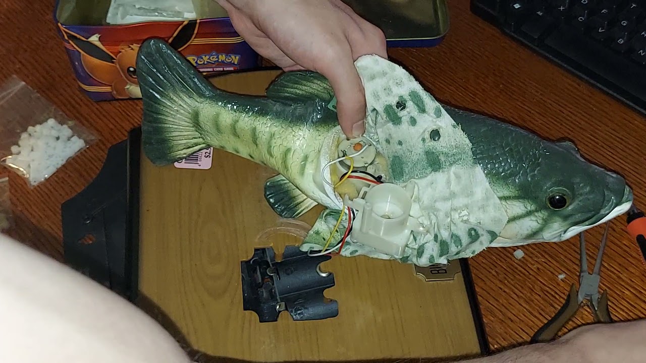 Big Mouth Billy Bass Repair Video (somewhat goes downhill)