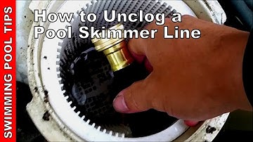 How to Unclog a Pool Skimmer Line, Pool Pump Not Priming Part 7