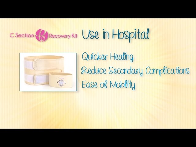 C Section Recovery Kit - How to Use Your Belly Band 