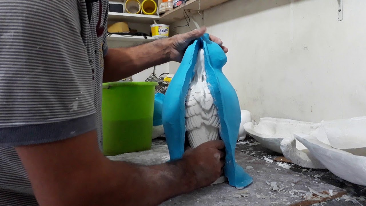 Moldes de silicone para cofres de gesso