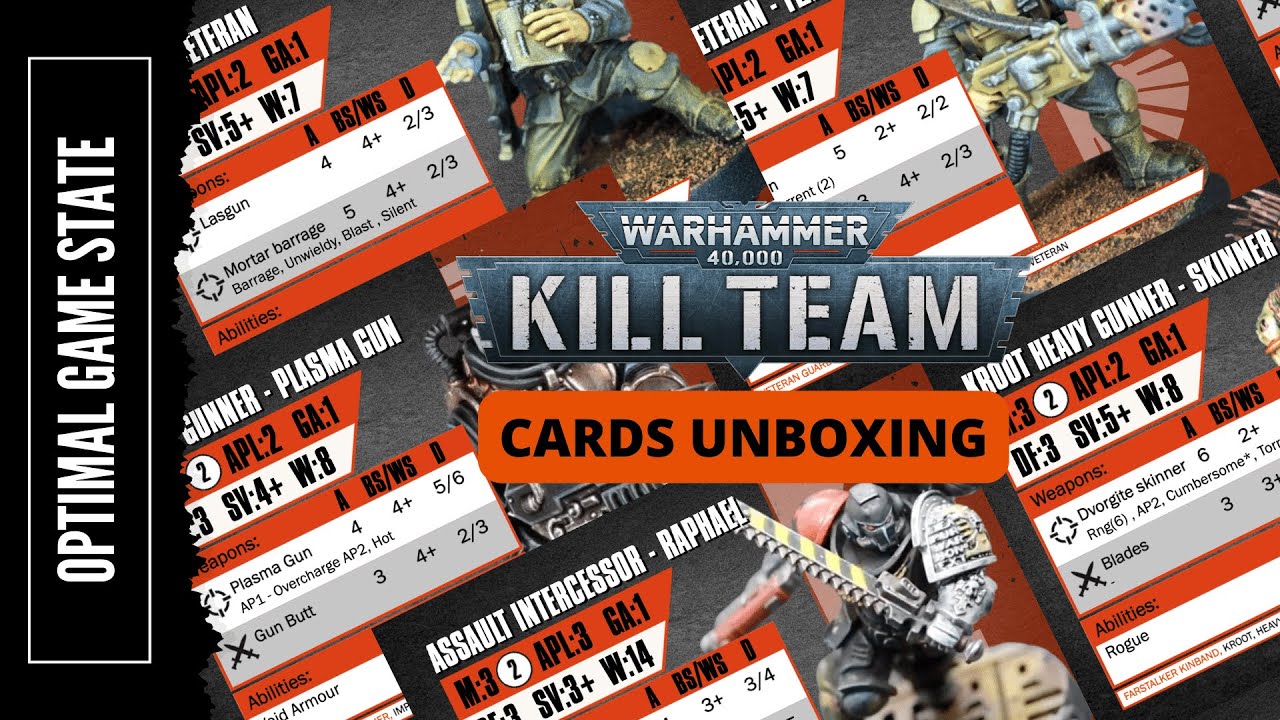 Kill Team - Printed Card Unboxing - YouTube