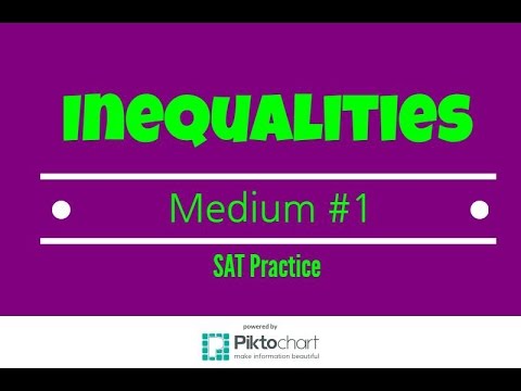 SAT Practice. Inequalities Medium #1