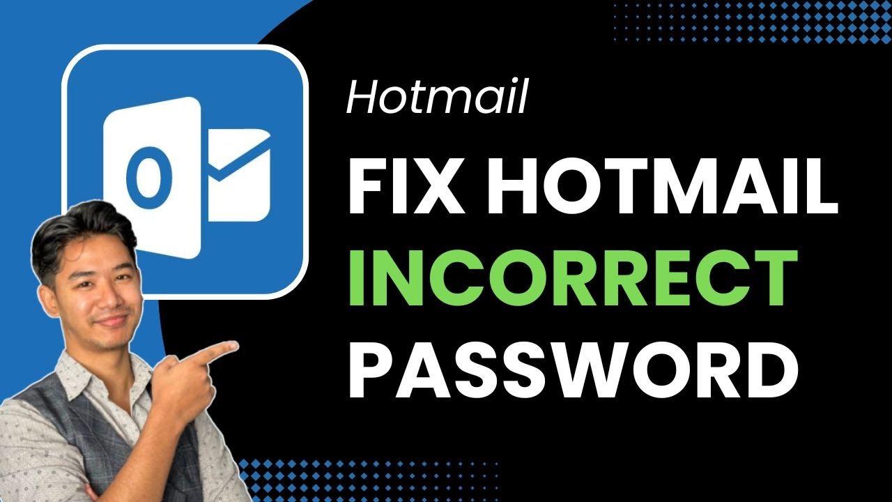 How to Fix Hotmail Login Error (Password Incorrect) ! - YouTube