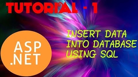 how to insert data in database from a webform asp.net c# || Insert data in asp.net