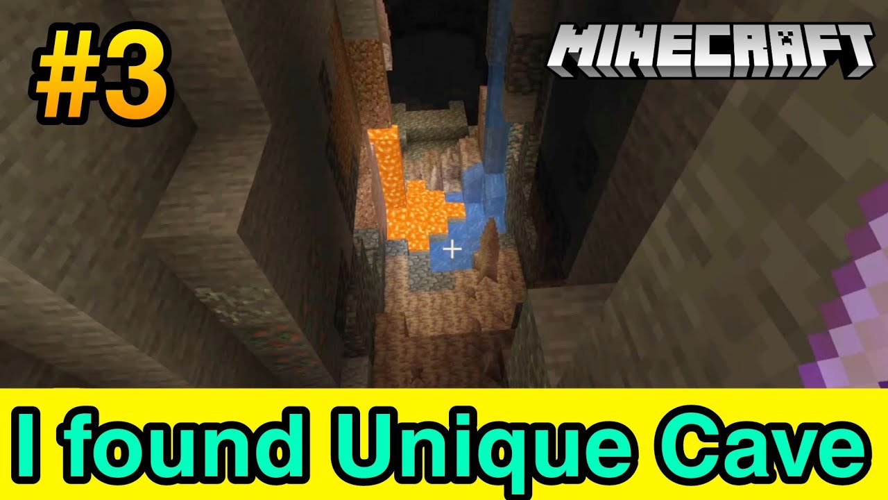 I found unique cave inside the ground | #3 episode | Minecraft series ...