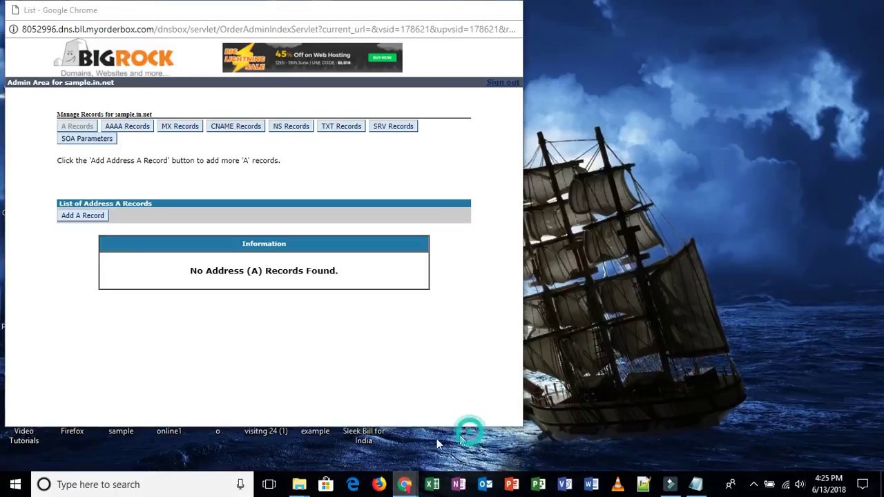 Connect New Domain Name With Hosting IP Address (Dns Records) - YouTube