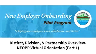 2025 NEOPP Virtual Orientation (Part 1)