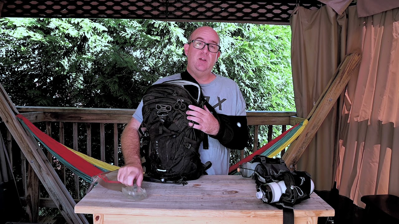 Long term review of Osprey Syncro 12 Hydration Pack and the Savu 5 Lumbar Pack