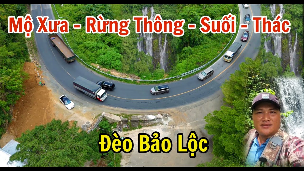 Đi tìm những dòng suối và thác nước ở lưng chừng đèo Bảo Lộc.