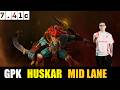 🤯 GPK [HUSKAR] MID 7.41c- DOTA 2 BEST MATCHES#dota2gameplay #dota2 #gpk