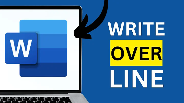 How To Write Over A Line In Word - Full Guide