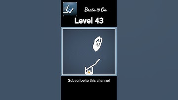 Brain it on level 43 | get the orange ball out of the box #shorts #androidgames #brainiton