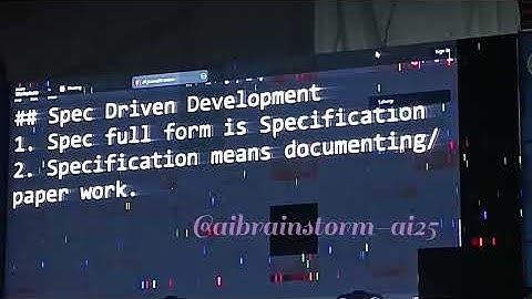 Spec driven development & installation of Gemini Cli|Class 5|Part 2|Sir Ali Jawwad|Sunday 2-5Pm|Q4 