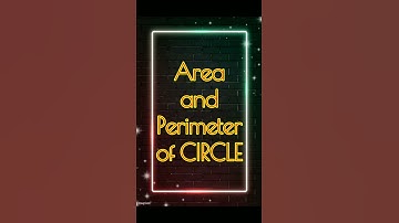 Area and Perimeter of CIRCLE || By ZERO TO ONE #shorts #zerotoonemaths #mathematics #youtubeshorts