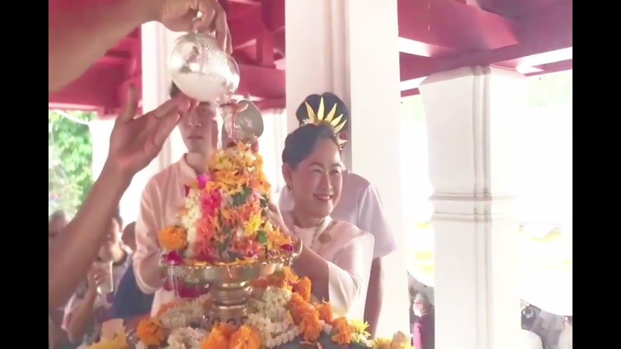 #ครอบครัวไลน์แดนซ์แซ่บเว่อร์ #การแสดง งานรำบวงสรวง พิธีทรงสรงน้ำพระเขี้ยวแก้ว 23 ก.พ.2569 Version2.