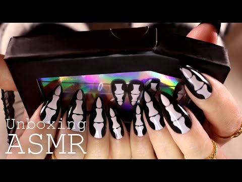 ASMR Halloween Haul ⚰️💀 (🎧 soft spoken, tapping, scratching)
