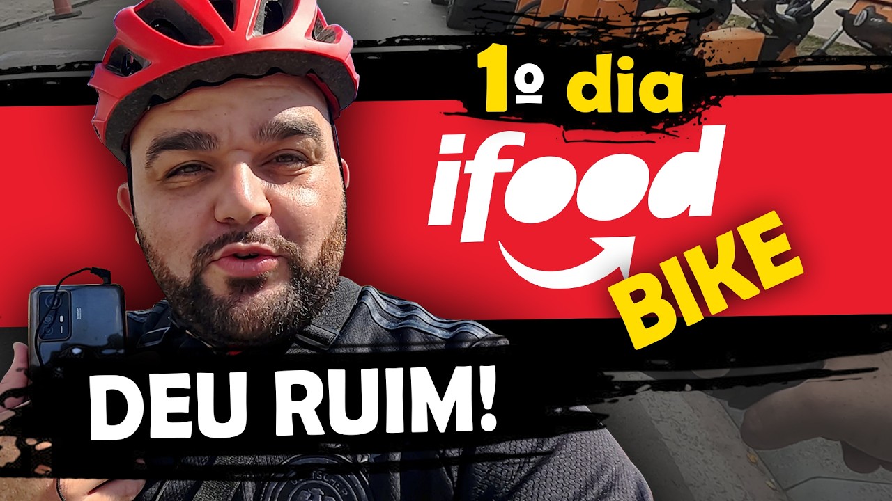 Entregas no IFOOD de BIKE - 1º Dia será que deu bom? - Simião Menezes